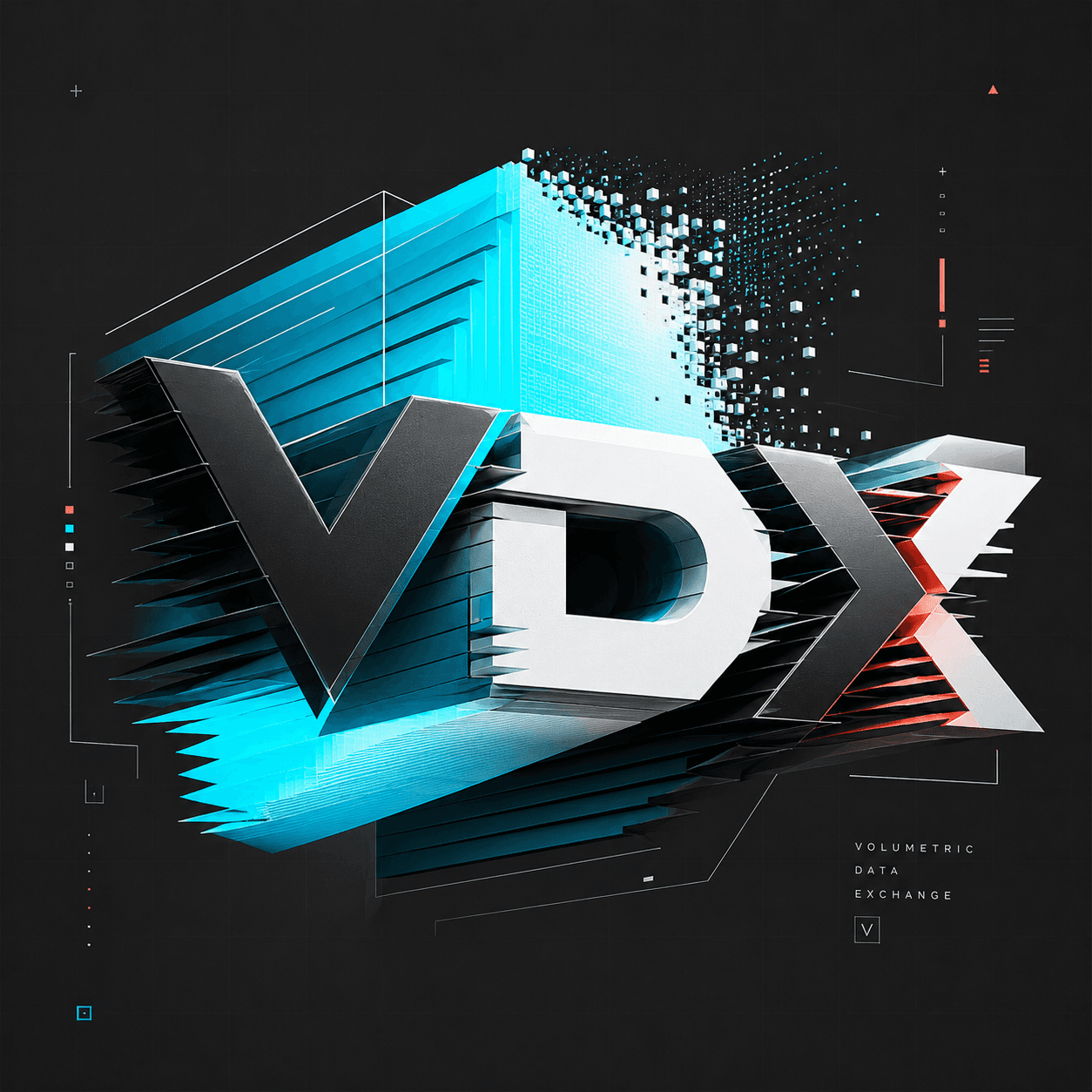 VDXの立体的なロゴイメージ